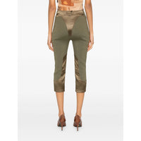 Jean Paul Gaultier Jean Paul Gaultier Green Trousers - Cropped Trousers Women