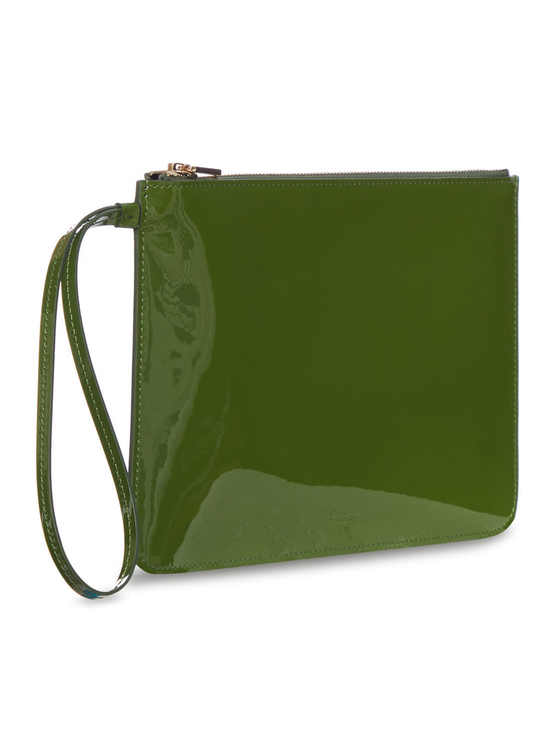 Tom Ford Tom Ford Women Tom Ford Green Patent Leather Clutch