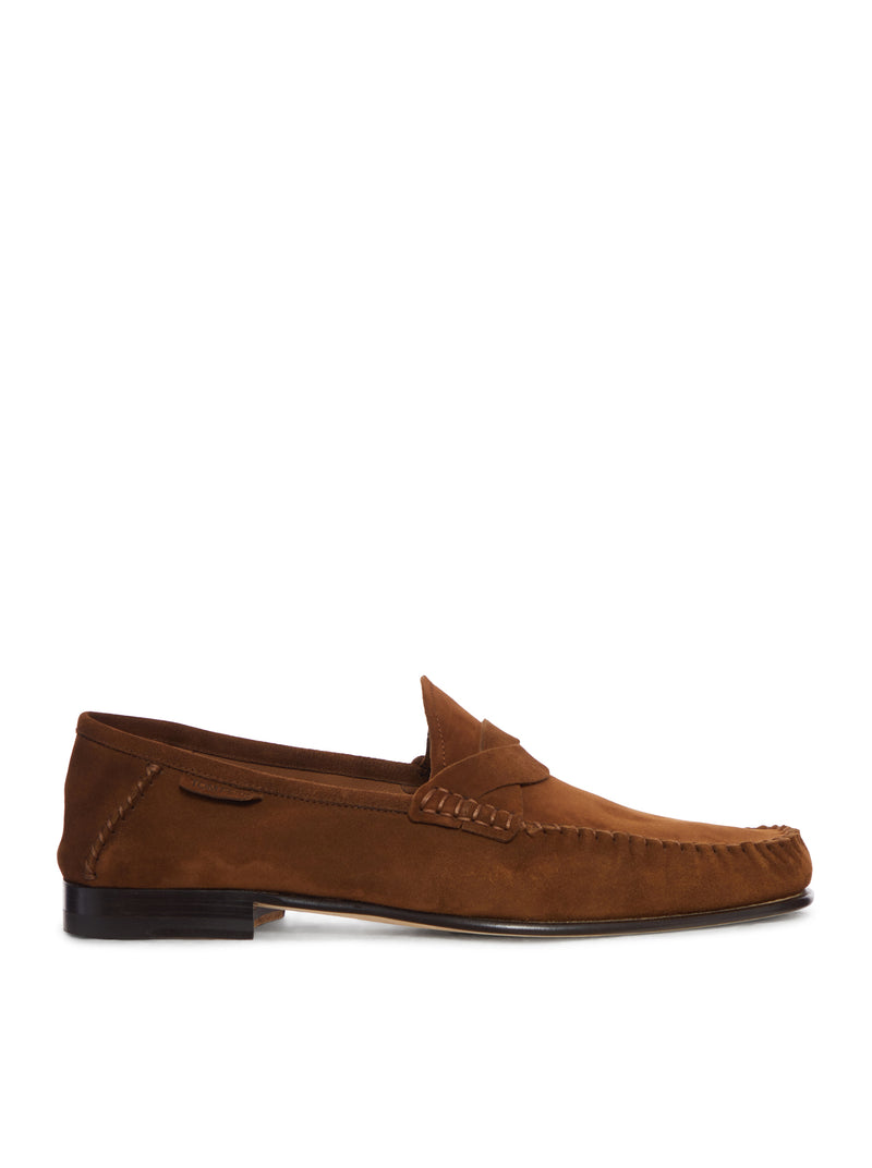 Tom Ford Men Ripley Suede Loafer With Braided Band