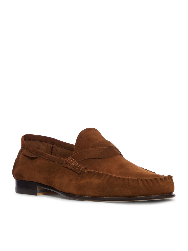 Tom Ford Men Ripley Suede Loafer With Braided Band