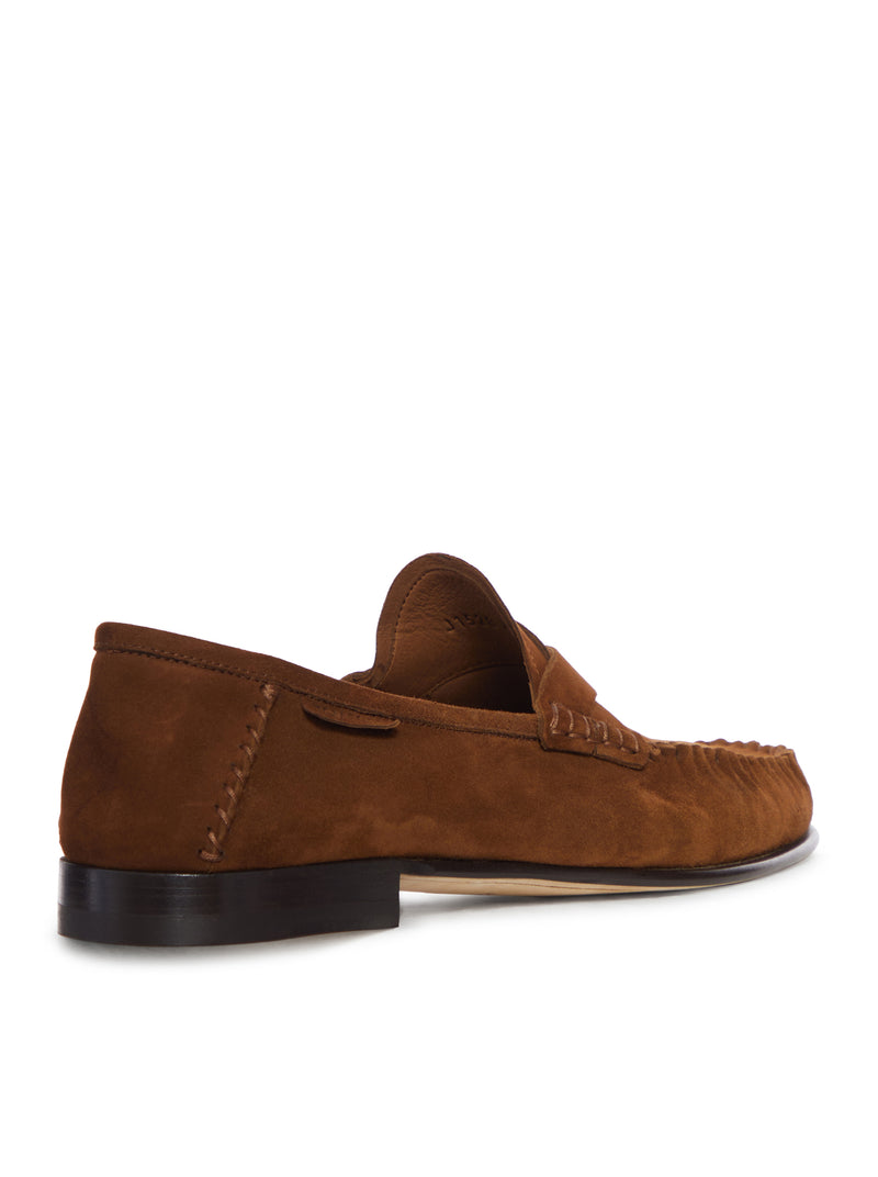 Tom Ford Men Ripley Suede Loafer With Braided Band
