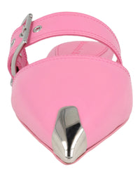 Alexander McQueen Womens Buckle Leather Mules