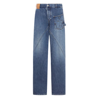 Jw Anderson Blue Denim - Wide-Leg Jeans Men