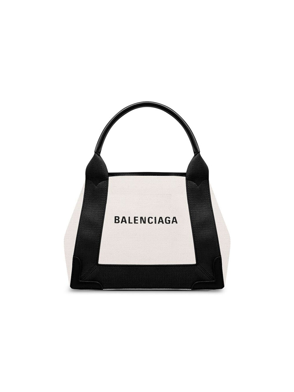 Balenciaga Balenciaga Women Canvas And Leather Navy Cabas Xs Bag