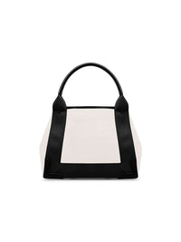 Balenciaga Balenciaga Women Canvas And Leather Navy Cabas Xs Bag