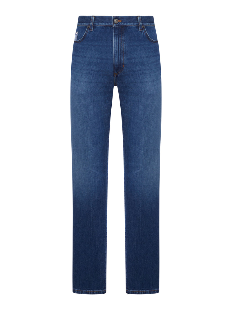 Zegna Men Vintage Stretch Denim Jeans