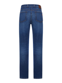Zegna Men Vintage Stretch Denim Jeans