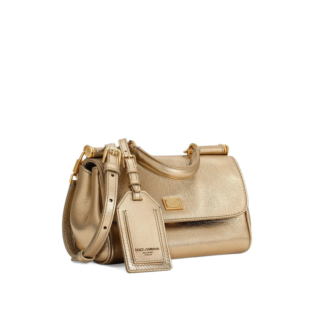 Dolce & Gabbana Gold Tote Bags Women
