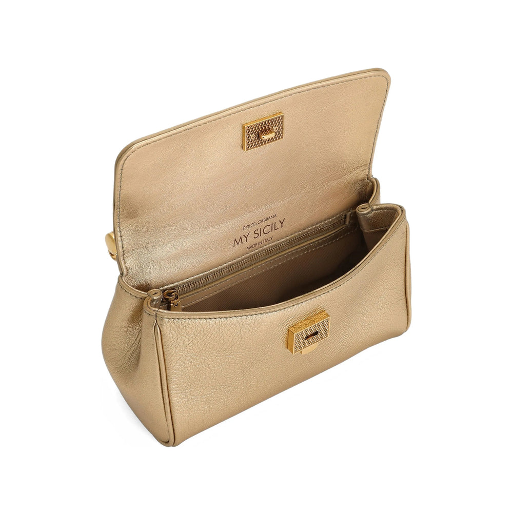 Dolce & Gabbana Gold Tote Bags Women