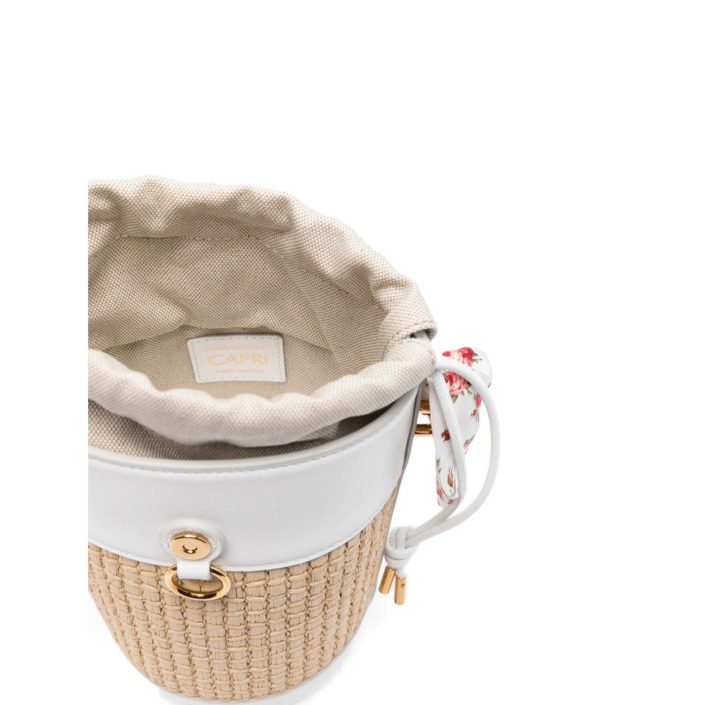 Dolce & Gabbana Neutrals Bucket Bags Women