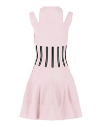 Alexander McQueen Womens Coutout Shoulder Corset Mini Dress