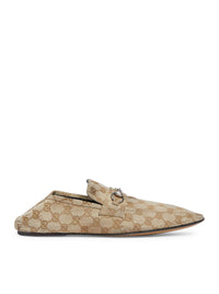 Gucci Gucci Men Lived-Effect Moccasin With Horse Clip