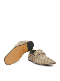 Gucci Gucci Men Lived-Effect Moccasin With Horse Clip