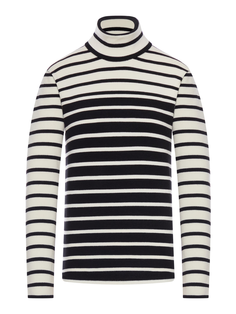 Toteme Toteme Women Striped Turtleneck Sweater