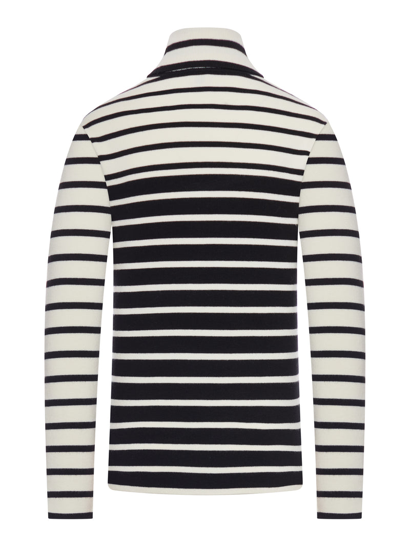 Toteme Toteme Women Striped Turtleneck Sweater