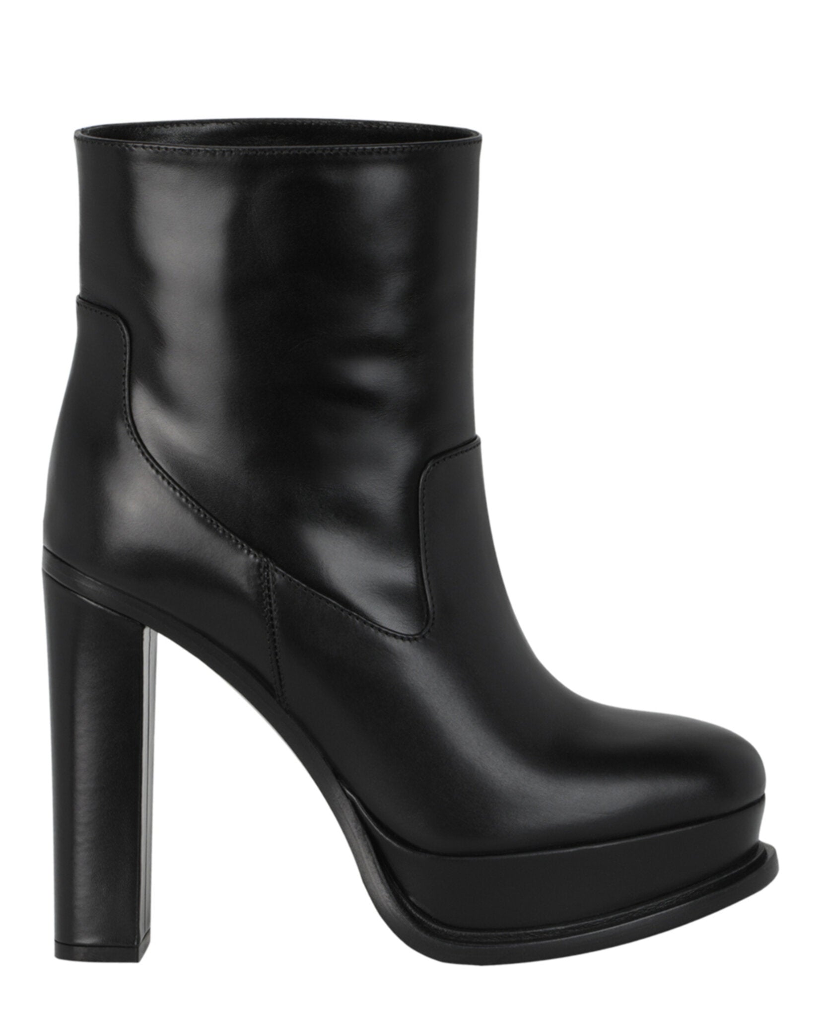 Alexander McQueen Womens Leather Ankle Boots