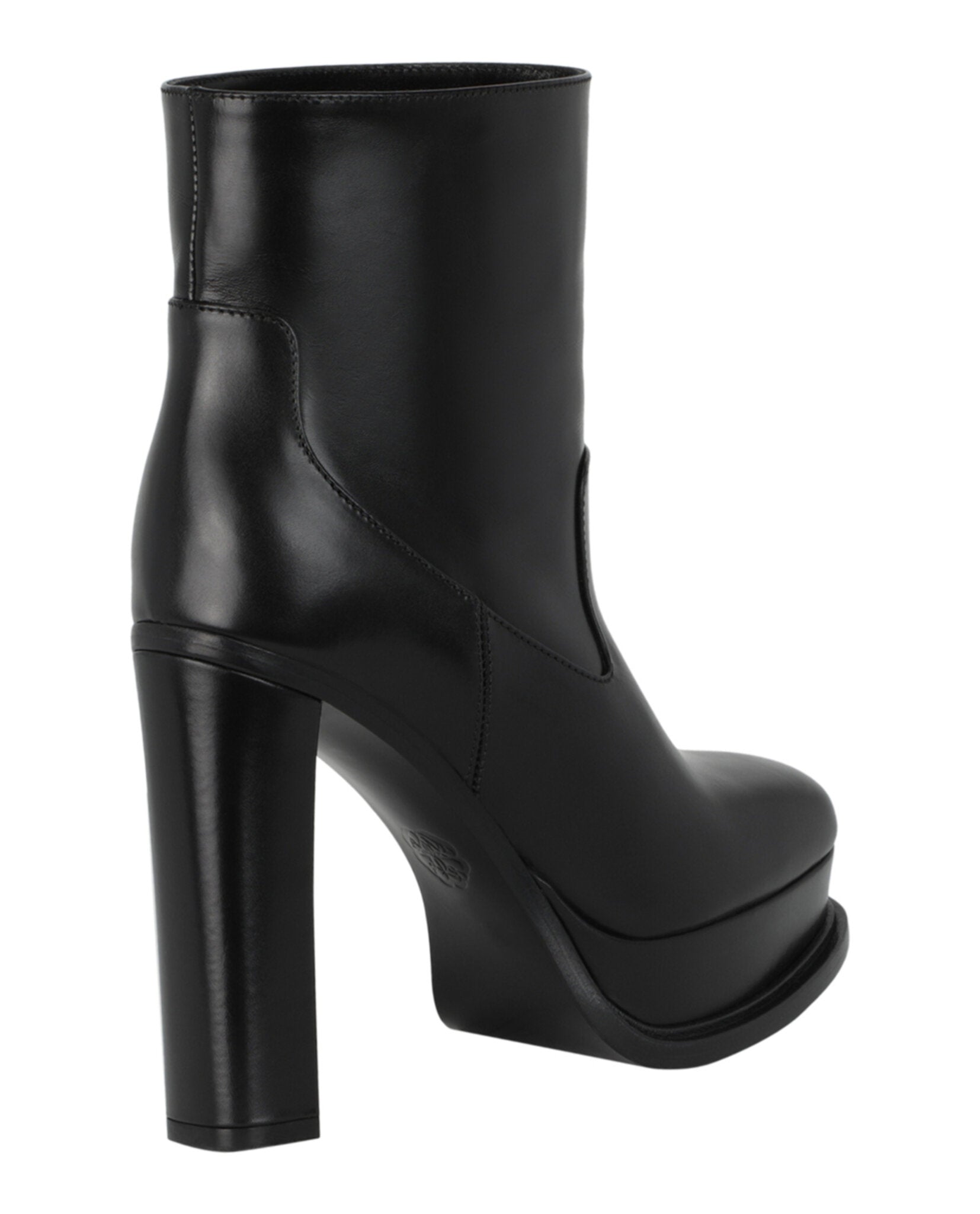 Alexander McQueen Womens Leather Ankle Boots