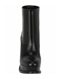 Alexander McQueen Womens Leather Ankle Boots