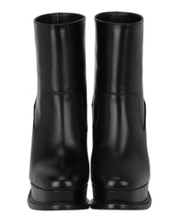 Alexander McQueen Womens Leather Ankle Boots
