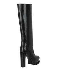 Alexander McQueen Womens Leather Knee-High Boots