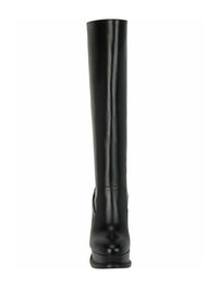 Alexander McQueen Womens Leather Knee-High Boots