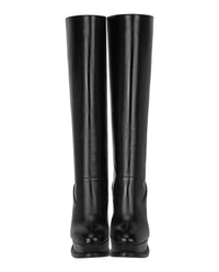Alexander McQueen Womens Leather Knee-High Boots
