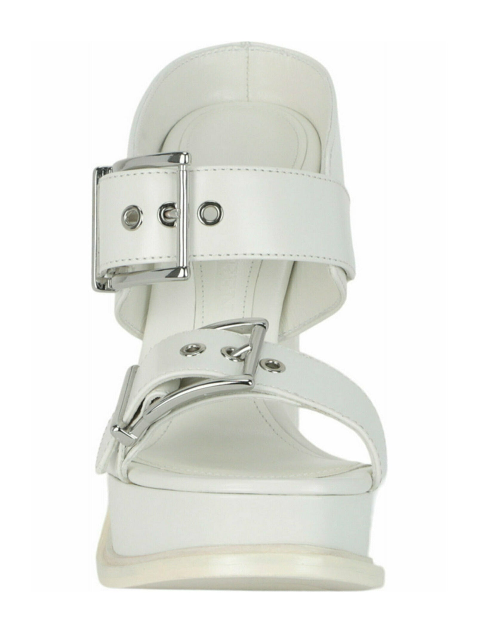 Alexander McQueen Womens Boxcar Leather Sandals