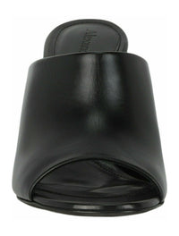 Alexander McQueen Womens Leather Arc Mules