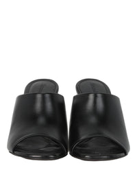 Alexander McQueen Womens Leather Arc Mules