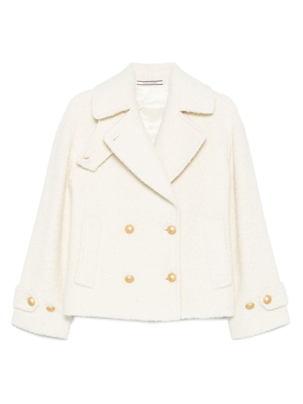 Tagliatore Women Short Double-Breasted Alpaca Jacket