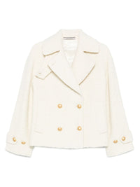 Tagliatore Women Short Double-Breasted Alpaca Jacket