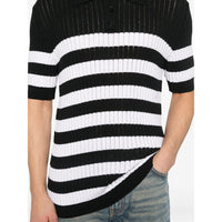 Balmain Black Polo Shirts Men