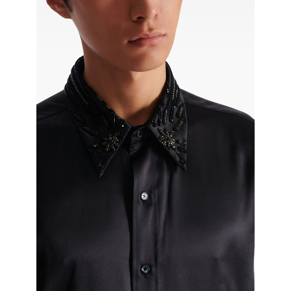 Balmain Balmain Black Shirts Men