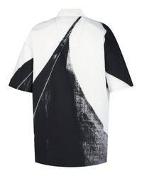 Alexander McQueen Mens Brushstroke Print Hawaiian Shirt