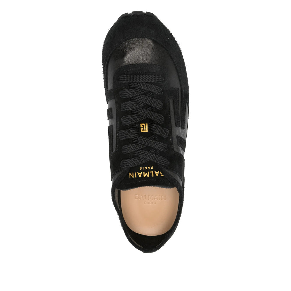 Balmain Black Trainers - Low-Tops Men