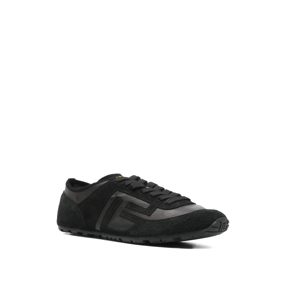 Balmain Black Trainers - Low-Tops Men