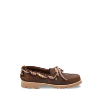 Golden Goose Brown Boat Shoes Men