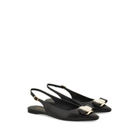 Ferragamo Black Ballet Flats Women