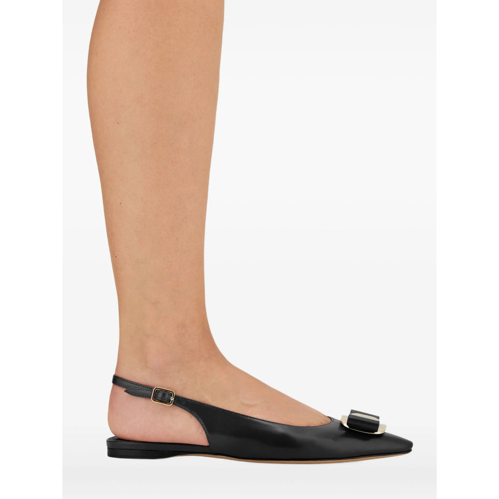Ferragamo Black Ballet Flats Women
