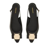 Ferragamo Black Ballet Flats Women