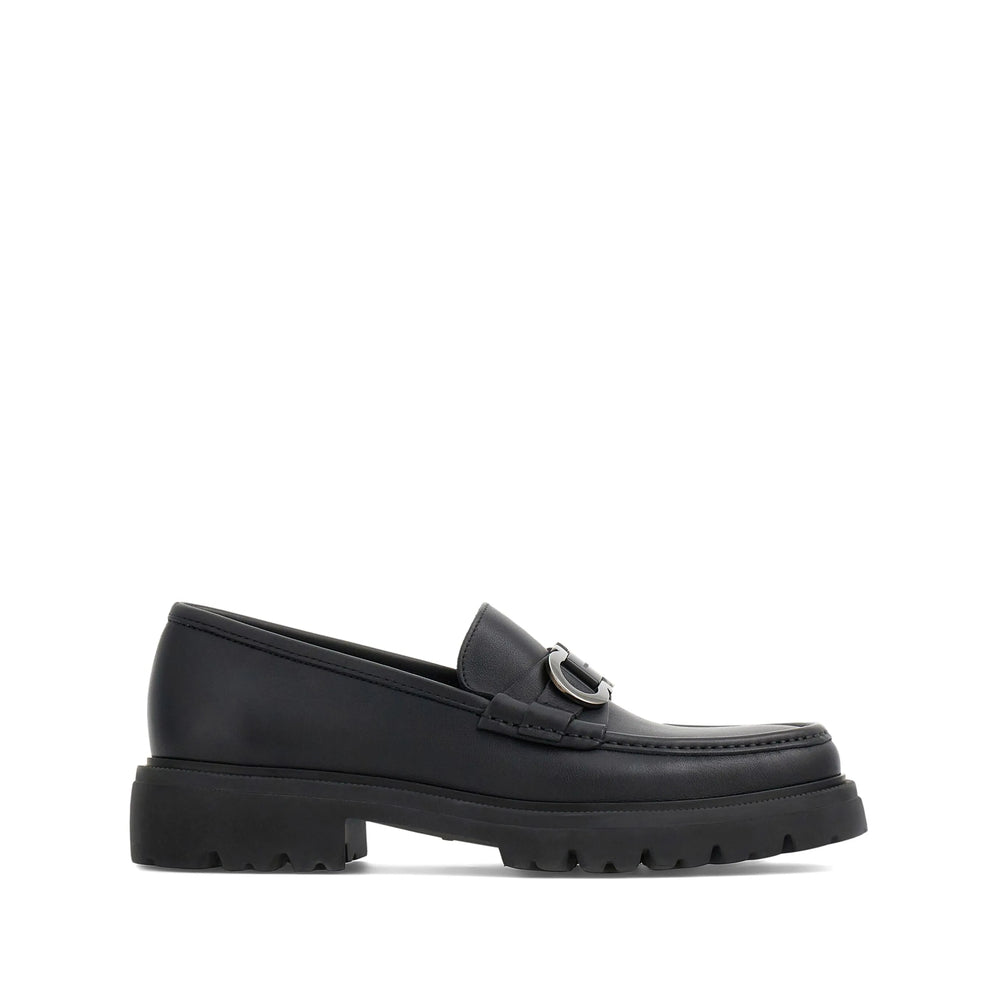 Ferragamo Black Loafers Men