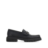 Ferragamo Black Loafers Men