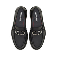 Ferragamo Black Loafers Men
