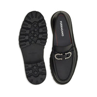 Ferragamo Black Loafers Men
