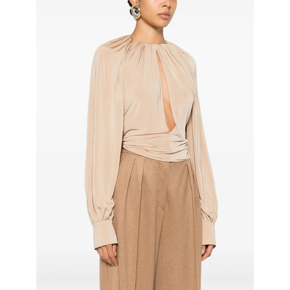 Ferragamo Neutrals Tops - Blouses Women