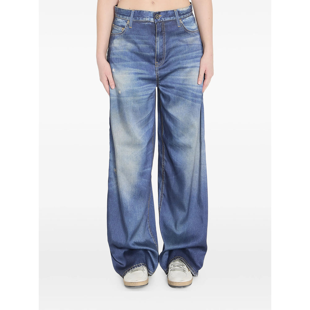 Golden Goose Blue Trousers - Palazzo Pants Women
