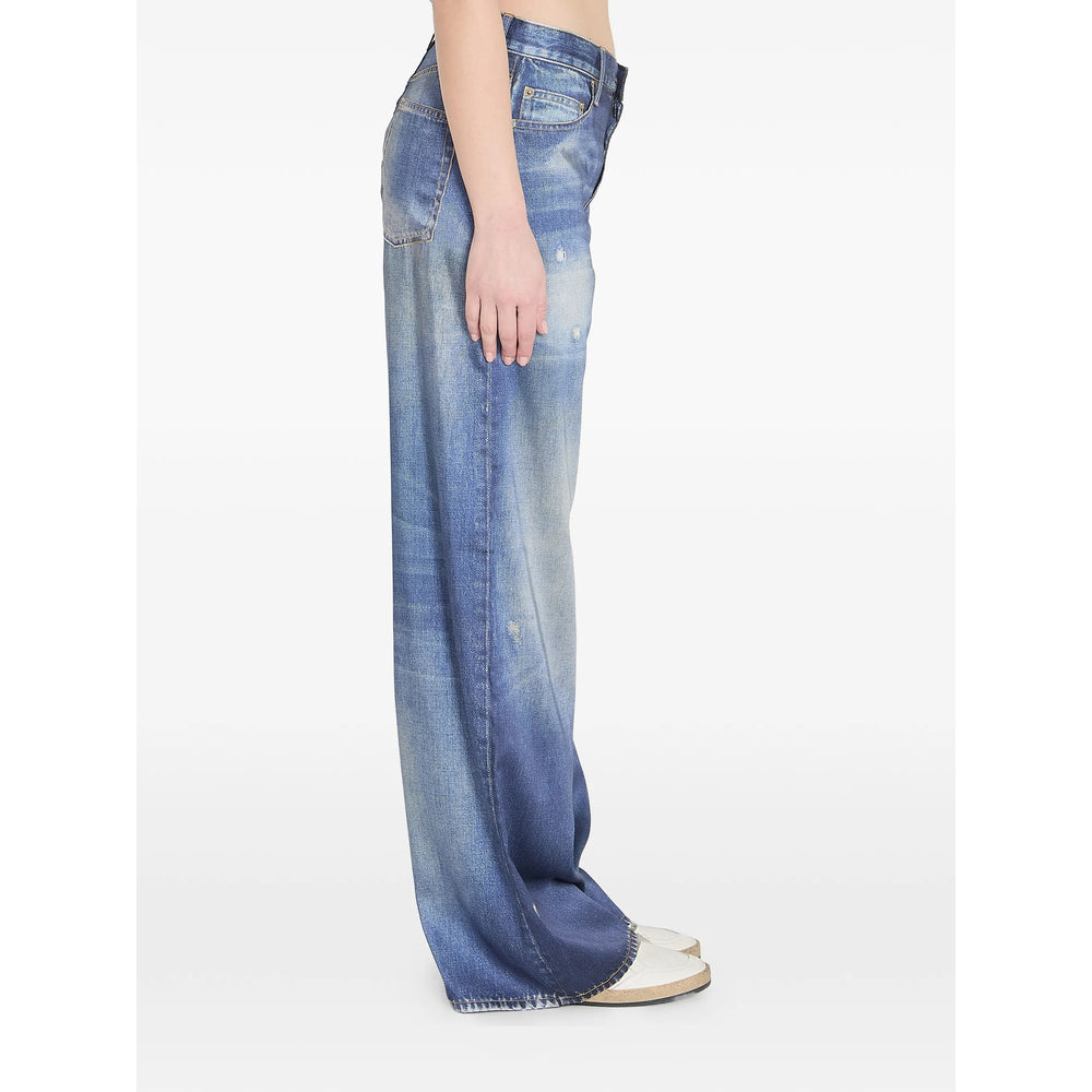 Golden Goose Blue Trousers - Palazzo Pants Women