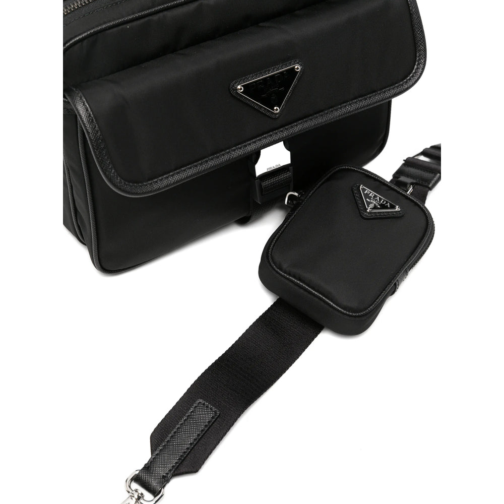 Prada Black Messenger Bags Men