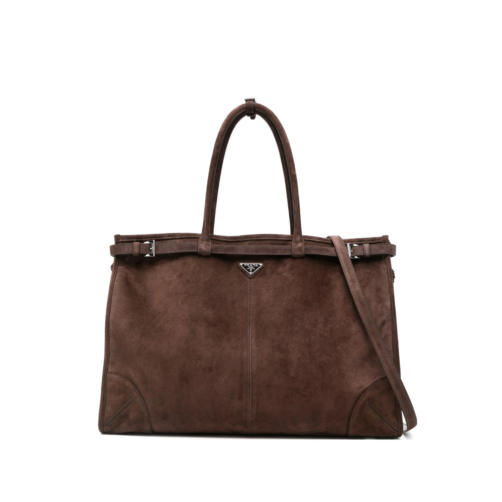 Prada Brown Tote Bags Men
