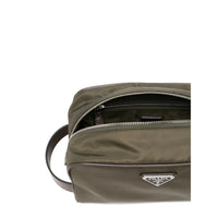Prada Green Wash Bags Men